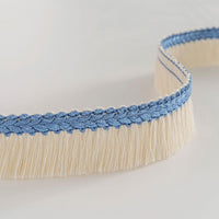 Trimming Trianon Fringe Blue/Ivory NCT511-05