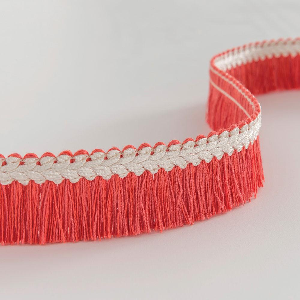 Nina Campbell Trimming - Trianon Fringe Coral/Ivory NCT511-06