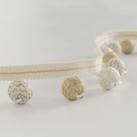 Trimming Trianon Bauble Beige/Ivory NCT512-01