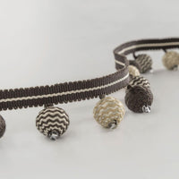 Trimming Trianon Bauble Bitter Chocolate/Ivory NCT512-02
