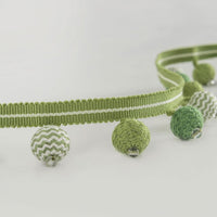 Trimming Trianon Bauble Emerald/Green/Ivory NCT512-04
