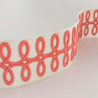 Trimming Trianon Muette Braid Coral/Ivory NCT513-06