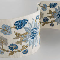 Trimming Trianon Floral Beige/Blue/Ivory NCT516-03