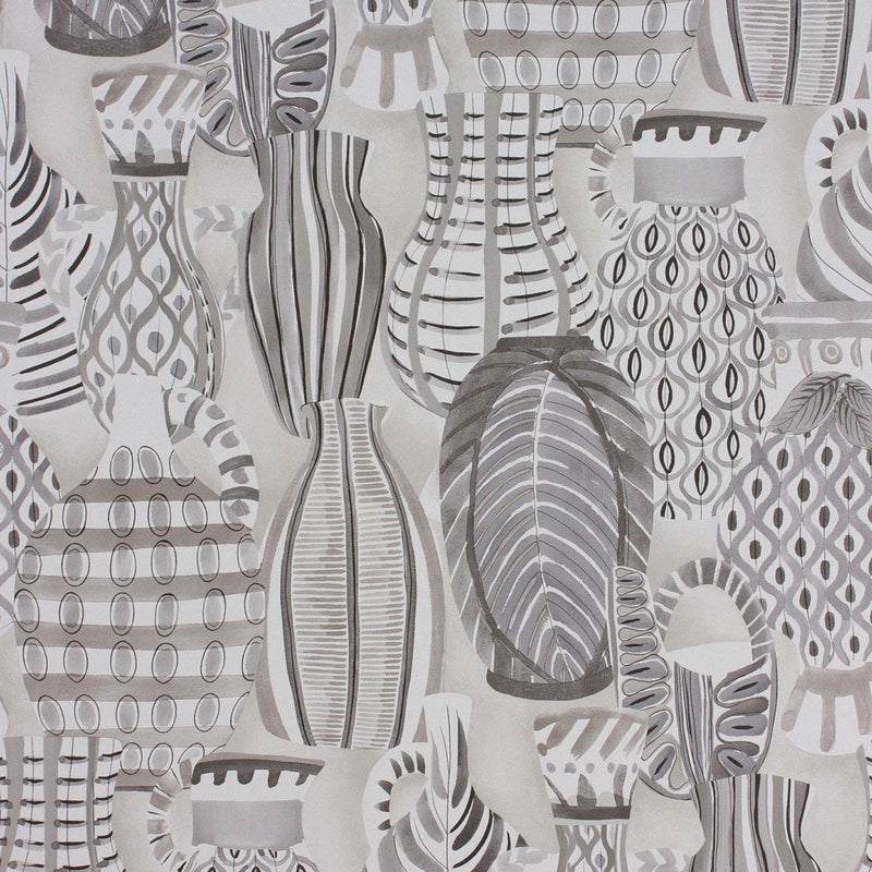 Nina Campbell Wallpaper - Les Rêves Collioure Grey/Taupe NCW4300-05