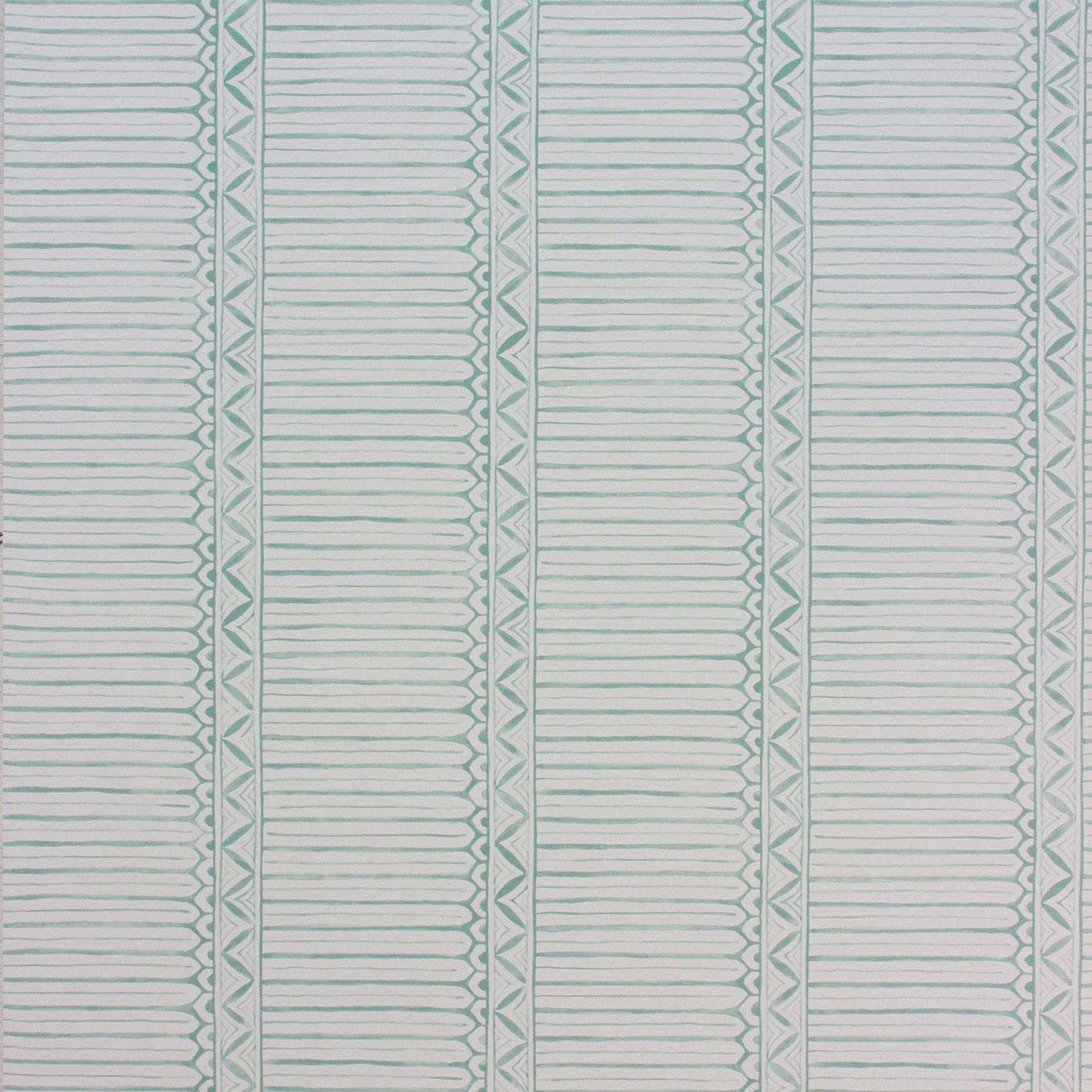 Nina Campbell Wallpaper - Les Rêves Domiers Aqua/Ivory NCW4307-03