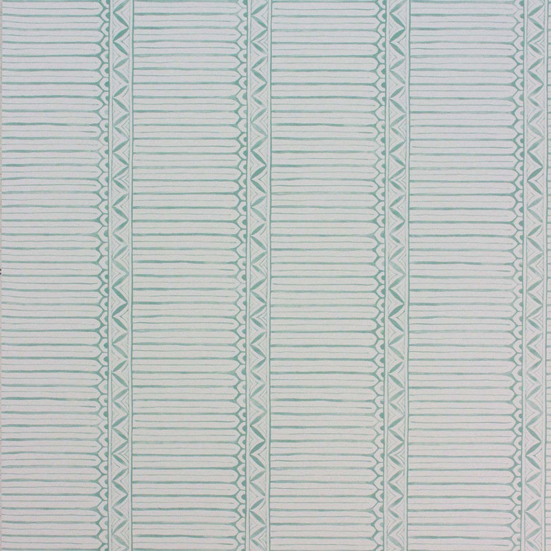 Nina Campbell Wallpaper - Les Rêves Domiers Aqua/Ivory NCW4307-03