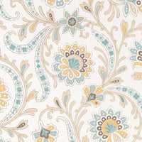 Les Indiennes Baville Aqua/Ochre NCW4351-03
