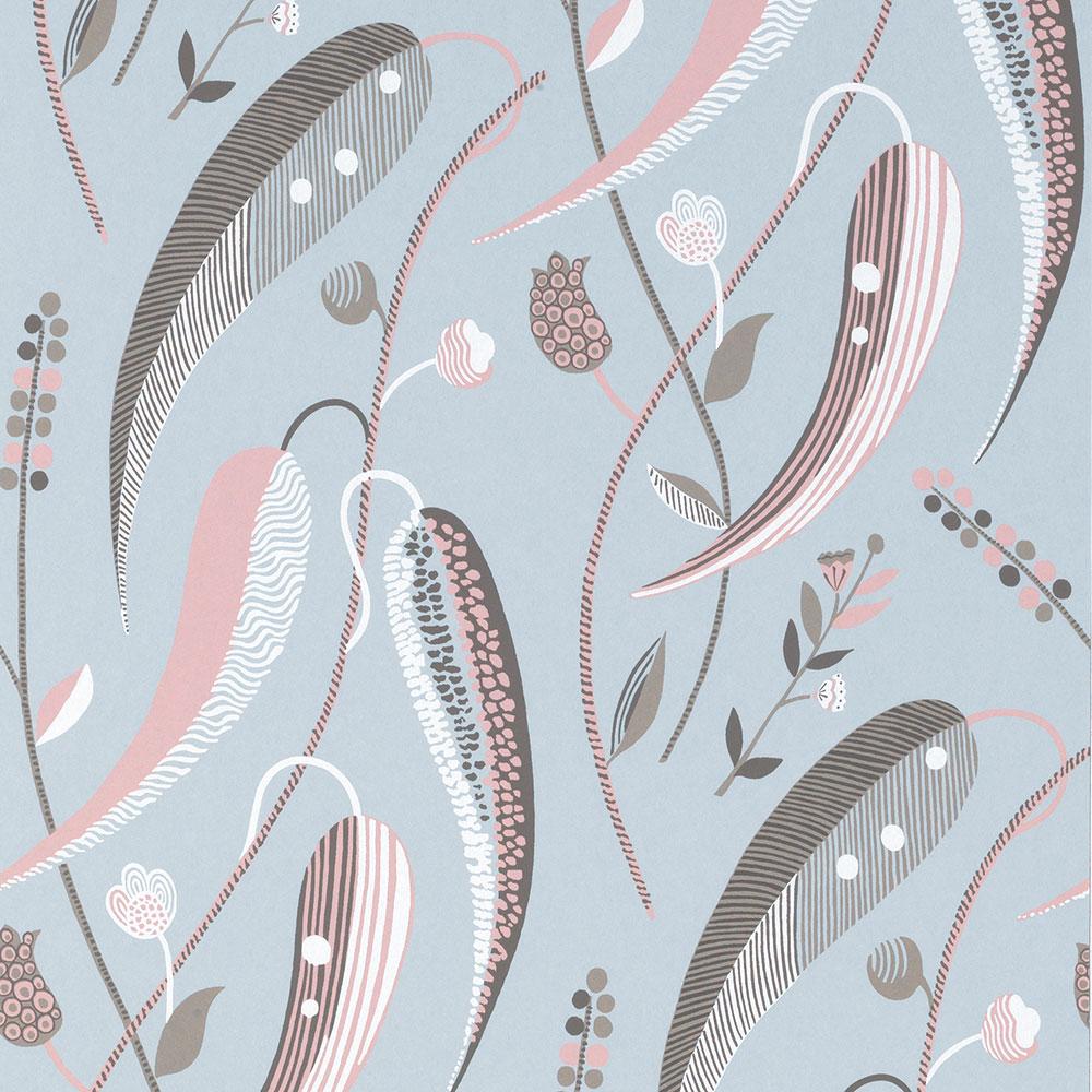 Nina Campbell Wallpaper - Les Indiennes Colbert French Grey NCW4353-02