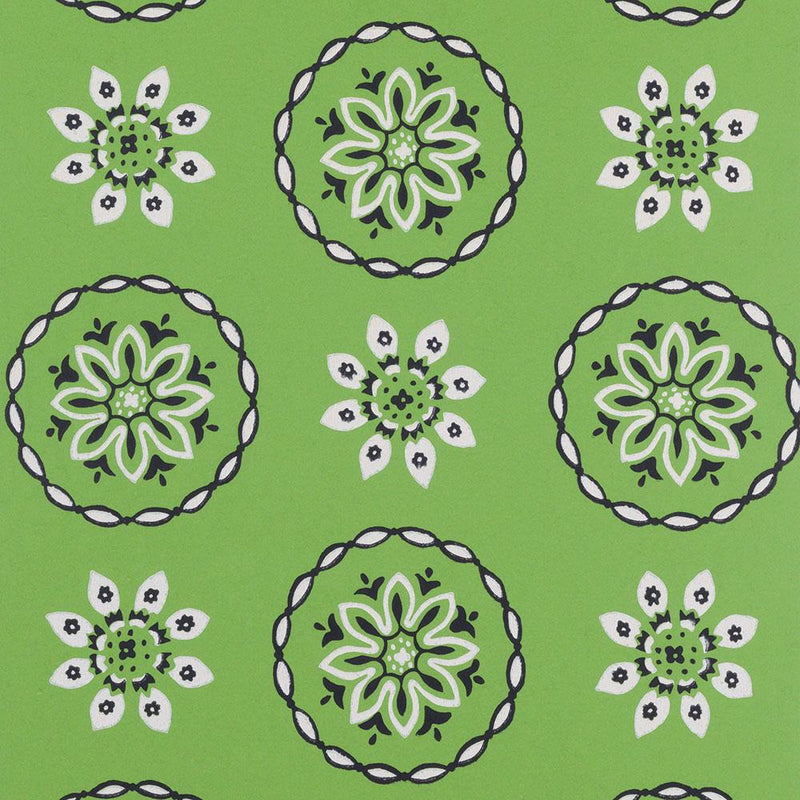Nina Campbell Wallpaper - Les Indiennes Garance Emerald NCW4354-04