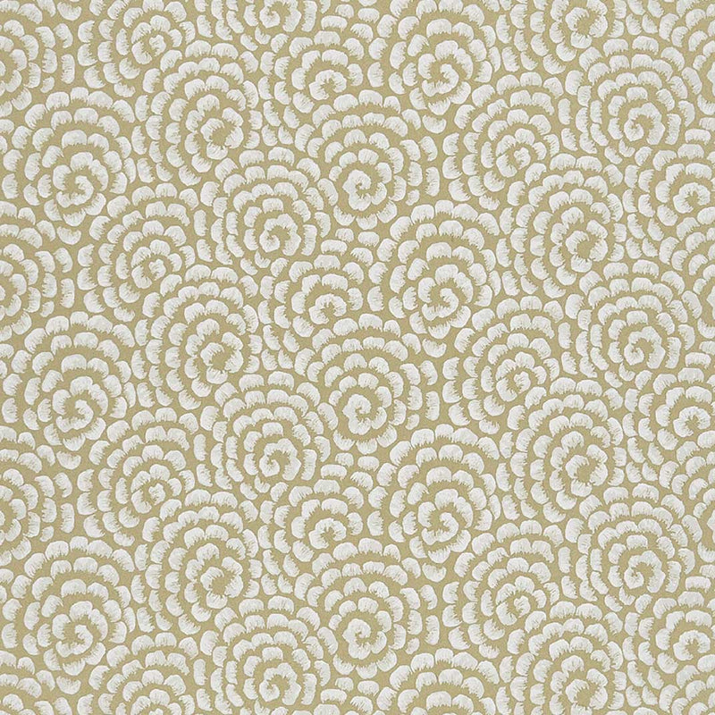 Nina Campbell Wallpaper - Ashdown Kingsley Gold/Ivory NCW4395-03