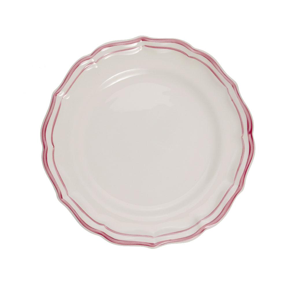 Dessert Plate - Filet Pivoine - Pink 22.5cm