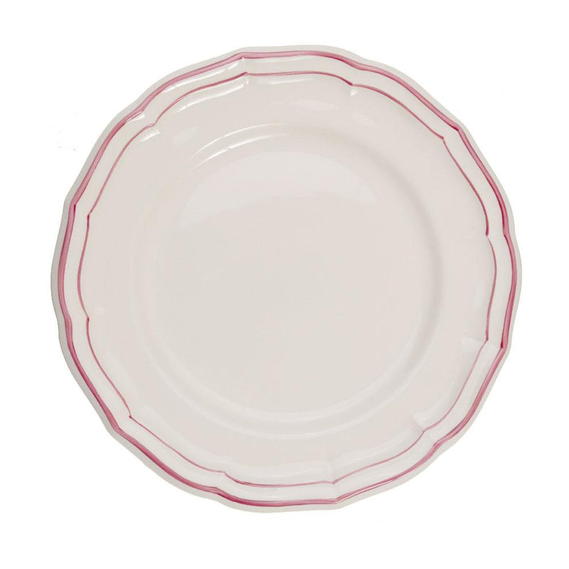 Dinner Plate - Filet Pivoine - Pink 28cm