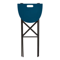 Nina Campbell Folding Table Oval in Blue