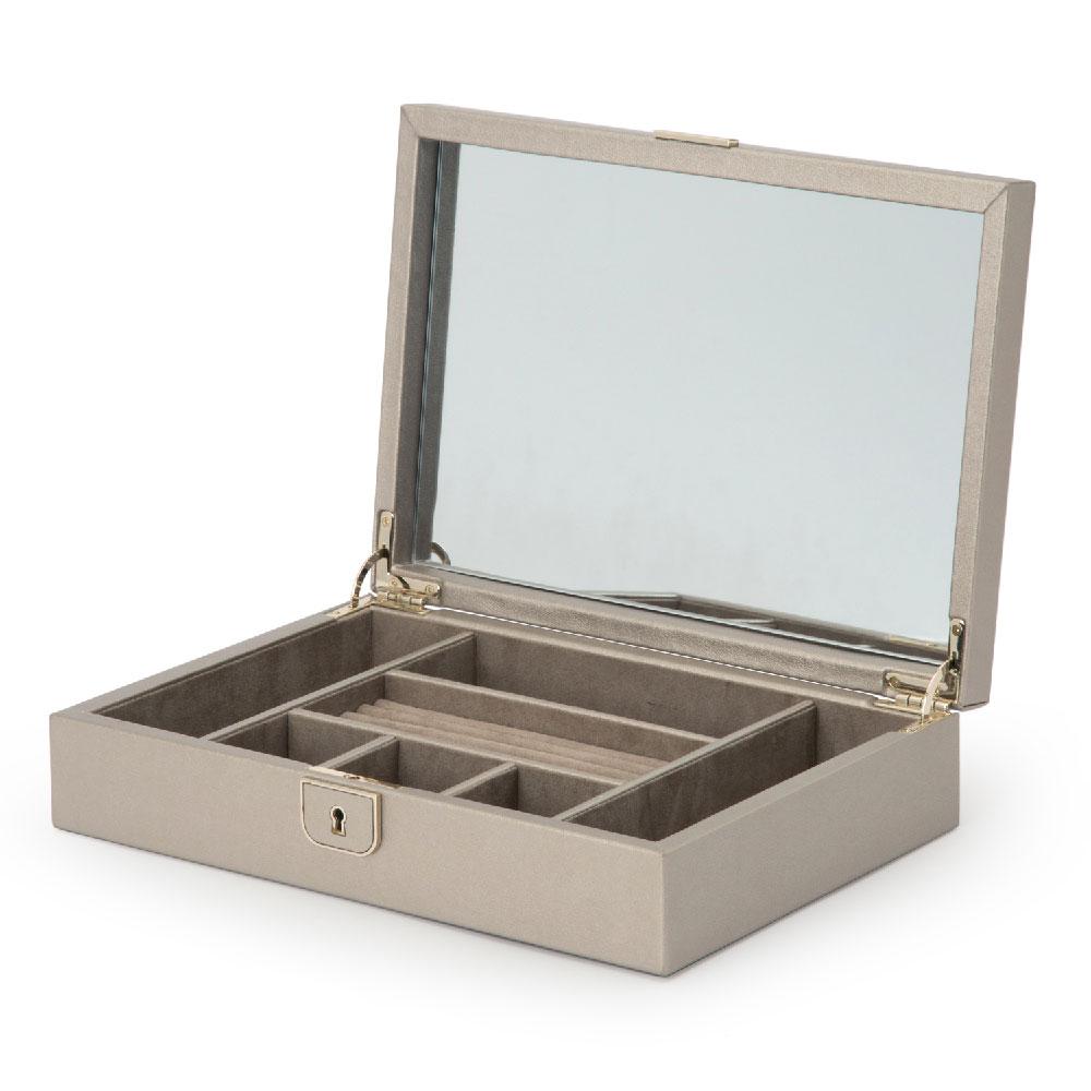 Palermo Med Jewellery Box - Pewter