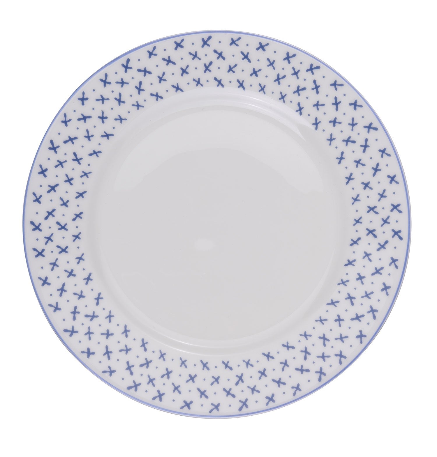 Tea Plate - Blue Sprig