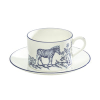 Serengeti Zebra Tea Cup & Saucer
