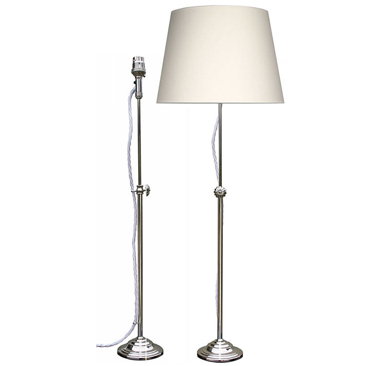 Rise & Fall Lamp - Large Silver Daisy