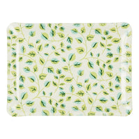 Nina Campbell Fabric Tray Small Swirl Leaf against a white background