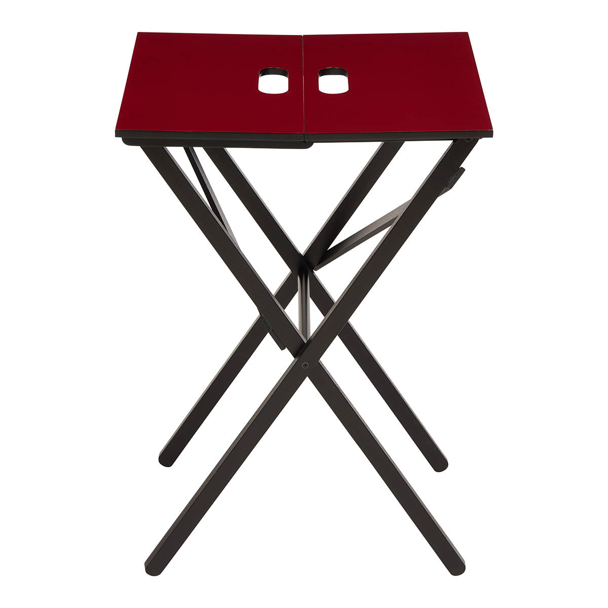Folding Table - Square Red Sample Sale