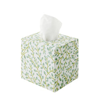 Tissue Box All Over Buds - Aqua