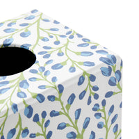 Nina Campbell Tissue Box All Over Buds - Blue