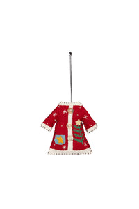 Christmas Coat Ornament Red