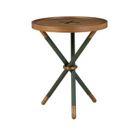Nina Campbell Button Table - Classic Green