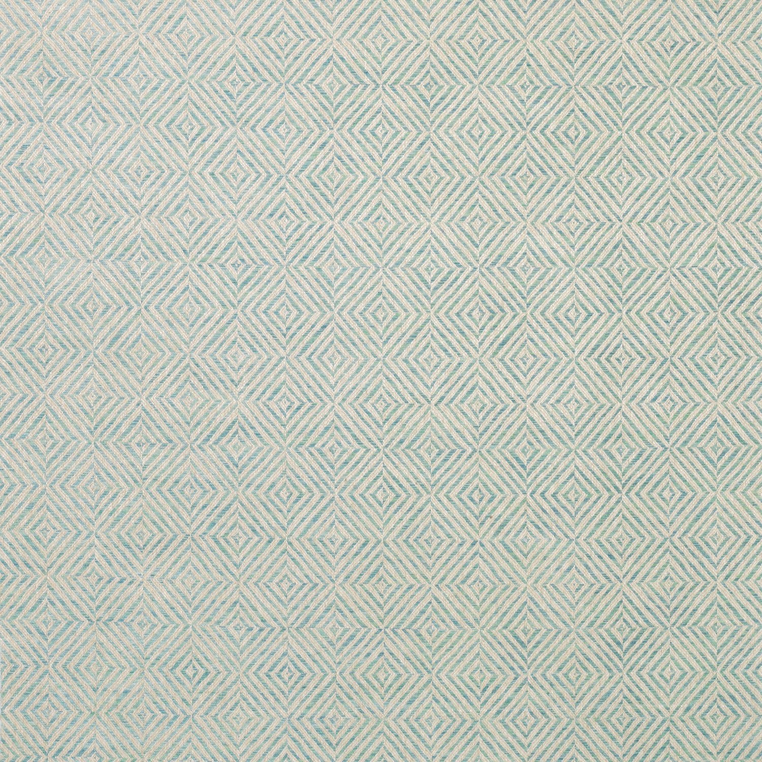 Nina Campbell Fabric - Umbria Assisi Aqua NCF4260-01