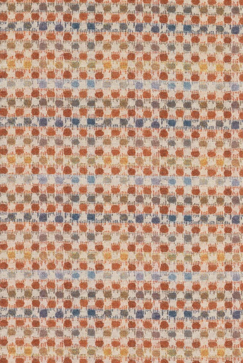 Brodie Coral/Blue/Gold Fabric - NCF4140-01
