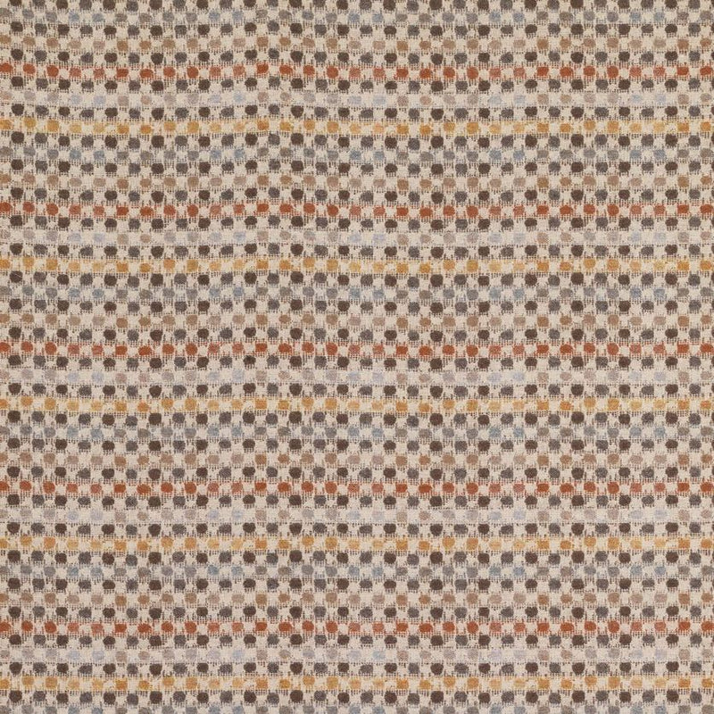 Brodie Charcoal/Yellow/Russet Fabric - NCF4140-05