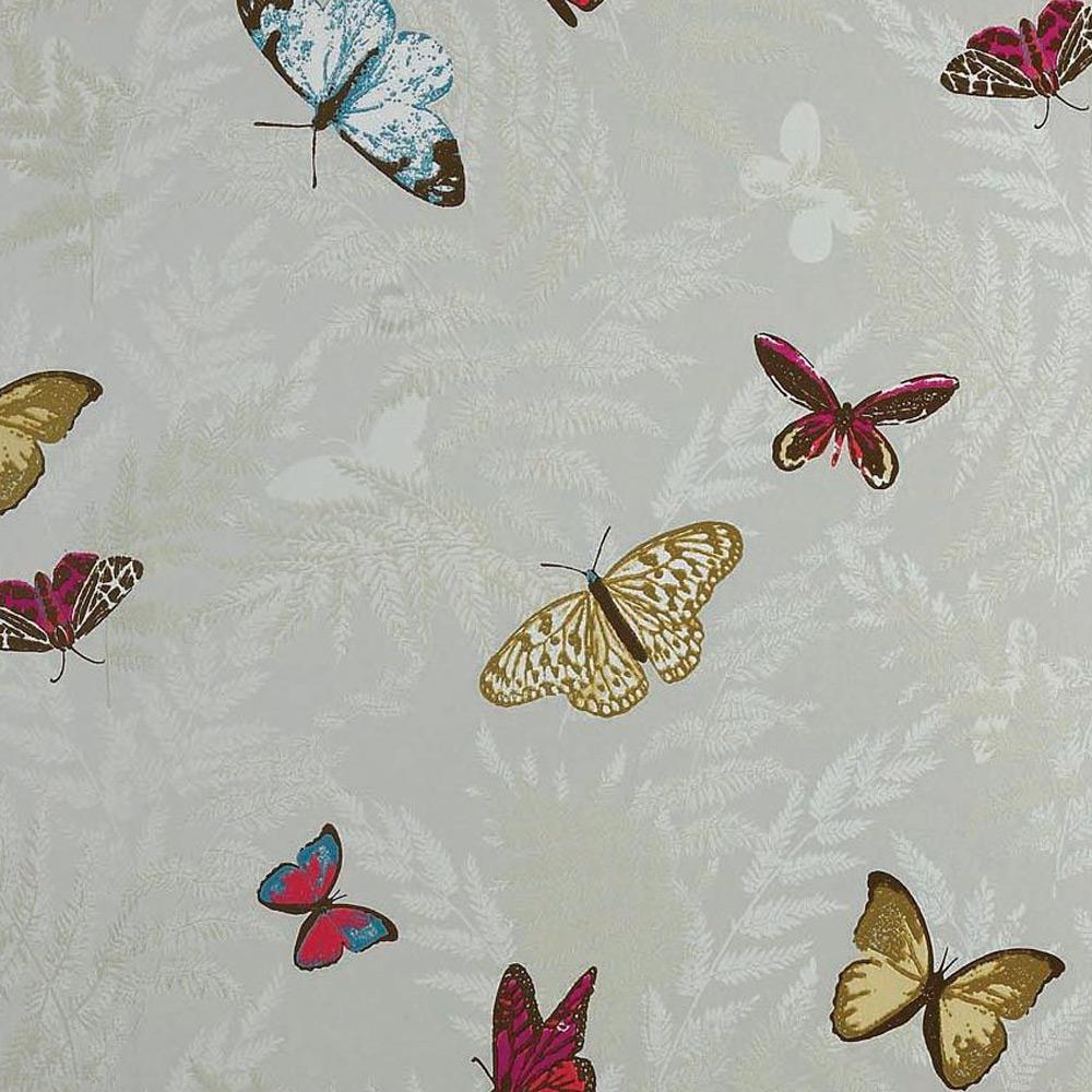 Nina Campbell Wallpaper - Lombardia Farfalla NCW4010-01