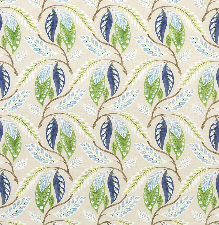 Nina Campbell Fabric - Fontibre Blue/Green NCF4195-03