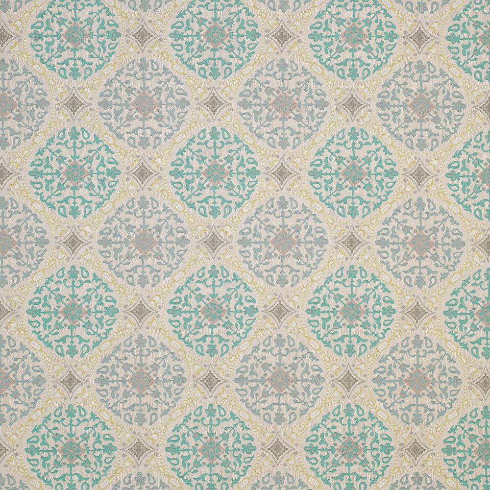 Nina Campbell Fabric - Claribel La Moulade Aqua/Green NCF4280-04