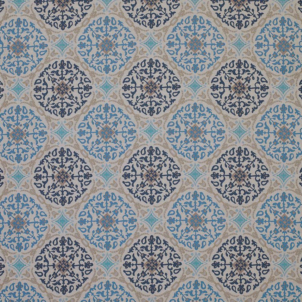 Nina Campbell Fabric - Claribel La Moulade Blue/Linen NCF4280-05