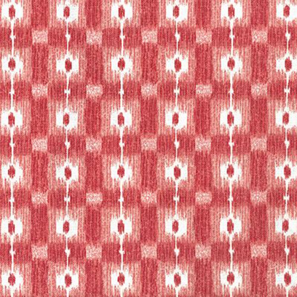 Nina Campbell Fabric - Fontibre Maude Check Coral Red NCF4194-04