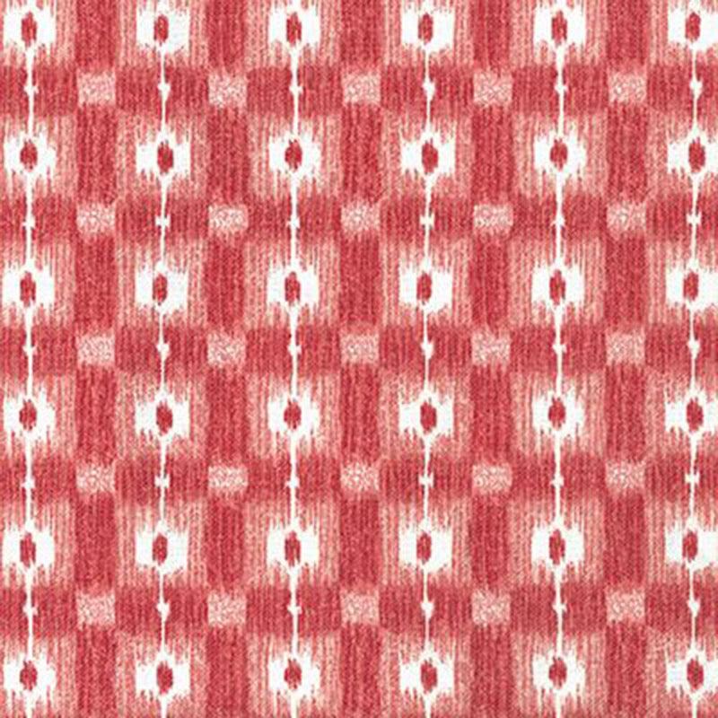 Fontibre Maude Check Coral Red. Fabric - NCF4194-04