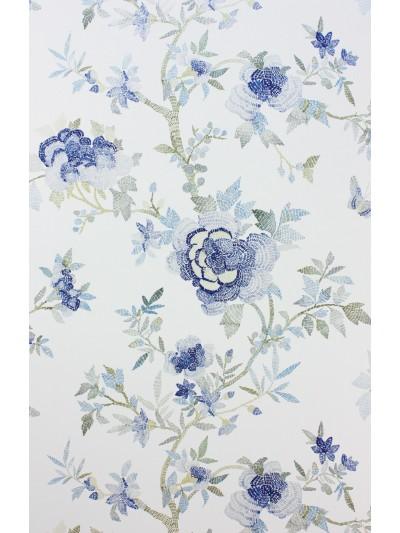 Nina Campbell Wallpaper - Coromandel Perdana Blue/Ivory NCW4276-04