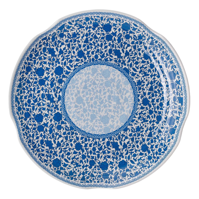 Melamine Heritage Serving Platter - Blue