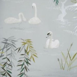 Nina Campbell Wallpaper - Sylvana Swan Lake NCW4020-01