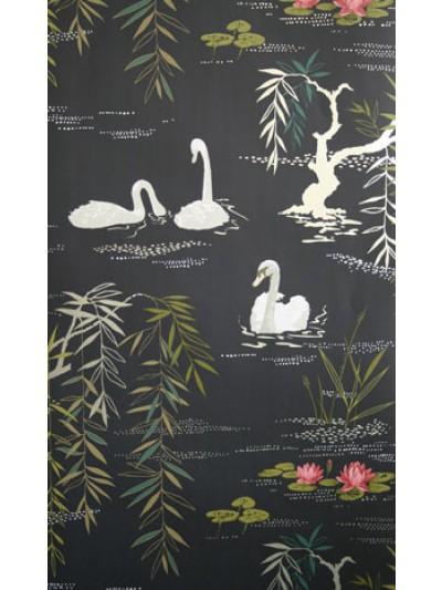 Nina Campbell Wallpaper - Sylvana Swan Lake NCW4020-04