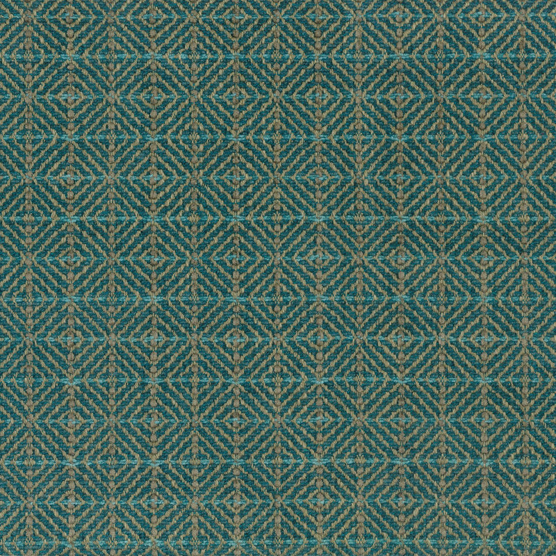 Umbria Todi Teal/Turquoise/Beige Fabric - NCF4262-02