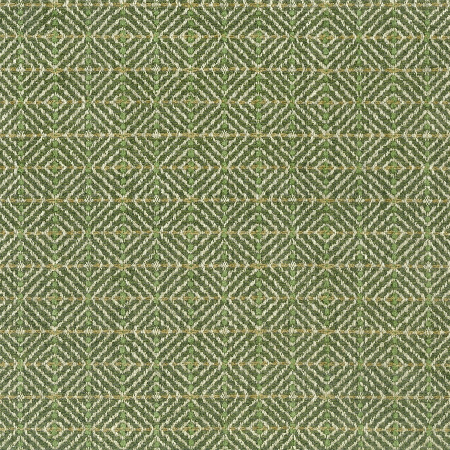 Nina Campbell Fabric - Umbria Todi Green/Olive/Gold NCF4262-05