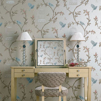 Nina Campbell Wallpaper - Birdcage Walk (Wa3) NCW3770-01