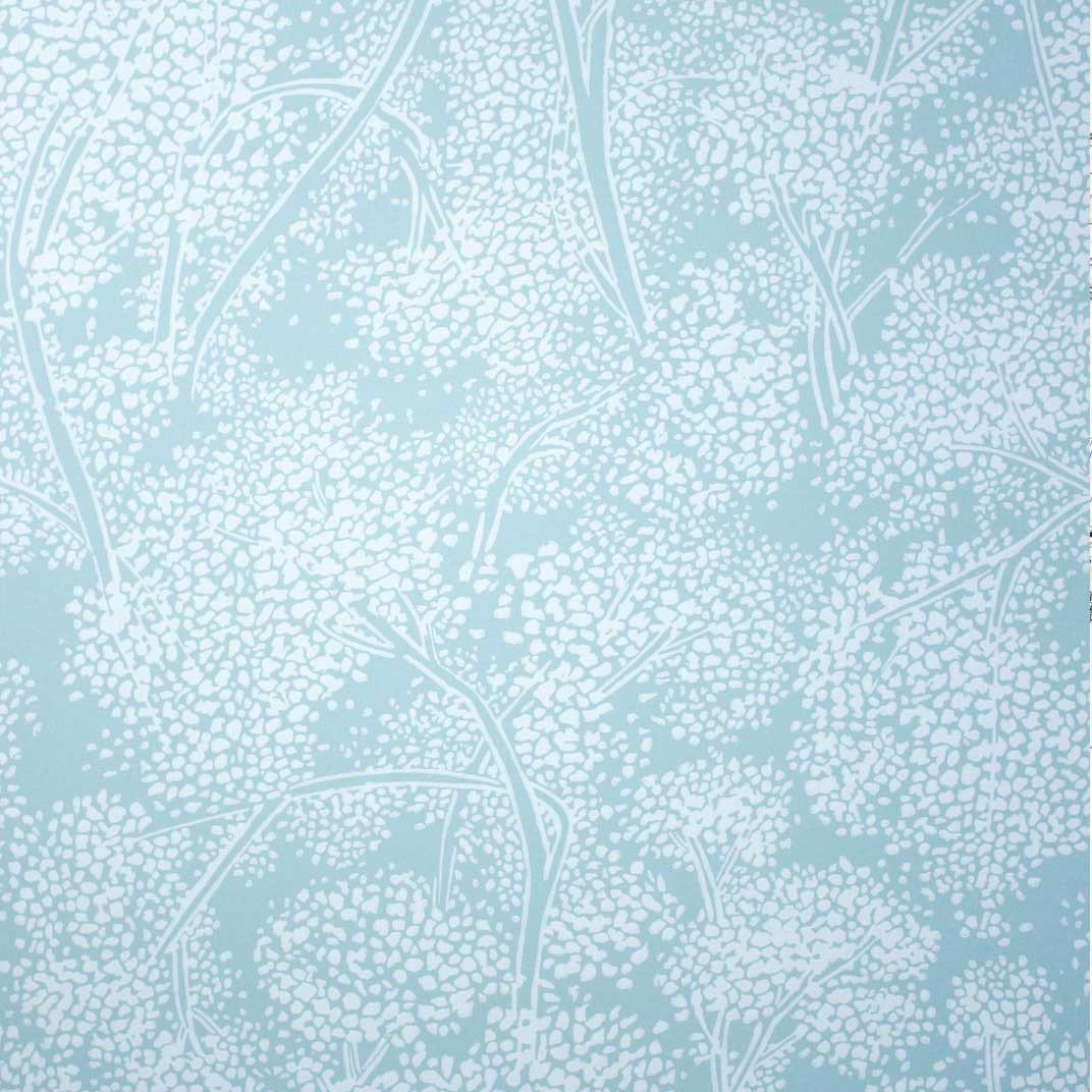 Nina Campbell Wallpaper - Woodsford Woodsford Aqua NCW4100-01